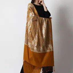 SWI Stylish Women Ethnic Motifs Embroidered Shawl-picture-41