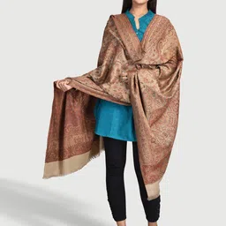 SWI Stylish Ethnic Motif Woven Design Shawl image 3