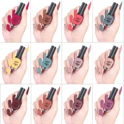 hoot Glossy Finish Nail Paint | Long lasting, Quick Dry Paint With Chip Resistant | 12 Different Vibrant Kit-picture-13