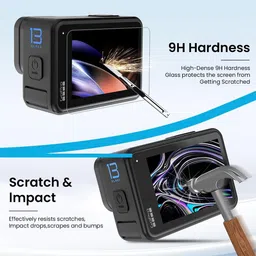pericat Tempered Glass Guard for GoPro HERO 13 Black image 2