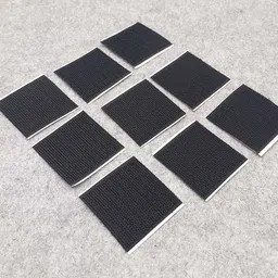 pransunita Square Tile Gripper Self Adhesive Heavy Bond Hook Tape – Size 2 x 2 inch (50 mm) image 2