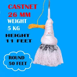 bimi hand made CAST NET 26 MM WEIGHT 5 KG Aquarium Fish Net-picture-24