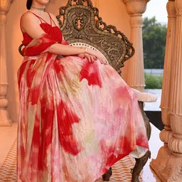 purvaja Printed Semi Stitched Lehenga Choli image 5