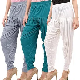 queenscode Viscose Rayon Solid Patiala-picture-27