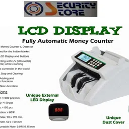 Security Store latest note counting machine double mg led display with fake note detection Note Counting Machine image 2