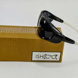 ishico Clear Vision, Dust Free, Black Lens safety goggles best for Eye Safety Safety Goggles, Protective Glasses, Safety Glasses Laboratory, Power Tool, Blowtorch, Welding, Wood-workingSafety Goggle image 5