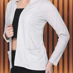 jhakints Men Full Sleeve White Shrug image 4