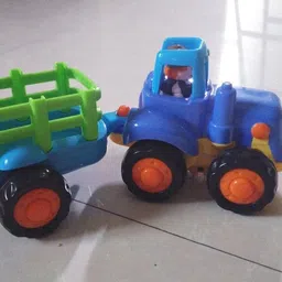razz bazz Construction Toy Play Set|Excavator, Dumper, Cement Mixer & Tractor Trolly-356-picture-36