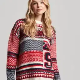 superdry Mix Patterned Knit Jumper-picture-31
