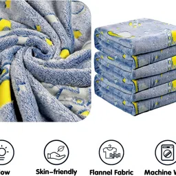 ji and ja Printed Single AC Blanket for AC Room image 3