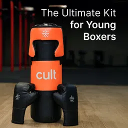 cult Kids Boxing Kit with Gloves, Headgear & Punching Bag Boxing Kit image 2