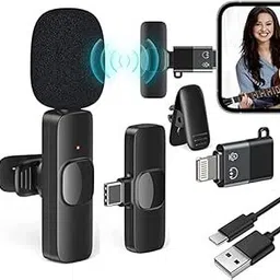 WIRKLICH K8 Wireless Mic,Plug-and-Play for Phones,Cameras & Tablets,Noise Reduction Camera Microphone-picture-29