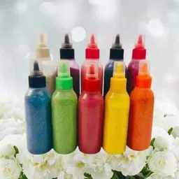 creative king PACK OF 10 PCS RANGOLI BOTTLE FOR HOME,OFFICE,TEMPLE,POOJA ROOM DECORATION ITEM. Rangoli Stencil-picture-28