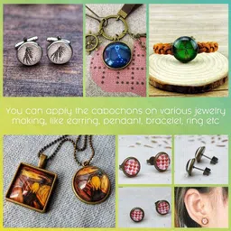 khusha creations Multi-Shape Earring Keychain Jewellery Mould Silicon/Epoxy Mould for Resin Art image 2