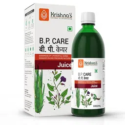 KRISHNA'S HERBAL & AYURVEDA Bp Care Juice -1000 Ml | Ayurvedic Way To Manage Bp & Cholesterol Level With Sarpgandha, Shankhpishi & 3 Natural Herbs image 1