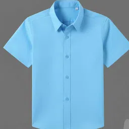 eduwear White, Beige, Blue Uniform Shirt image 1