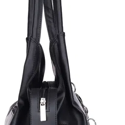 lazzaroo Women Black Messenger Bag image 4