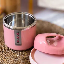 better buy Hot&Cold Stainless Steel 630 Ml 1 Containers Lunch Box image 2