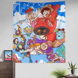 comicsense One Piece Anime Future Island Tapestry for Home Decor Bedroom Living Room - 56 X 46 Inches Tapestry-picture-16