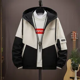 mw Men Printed Casual Jacket image 4