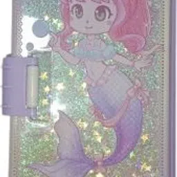 nazaars Flowing Glitter & Stars with Double Compartment Pencil Box Geometry Box-picture-12