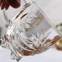 homoryx Pack of 6 Glass BEST TEA CUP 145ML image 4