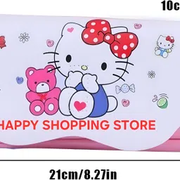 happy shopping store New Stationery Collection Pencil Pouches Perfect for school, travel, or desk organization Art Artificial Leather Pencil Boxes image 5