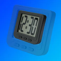 regals choice Digital Black Clock image 3