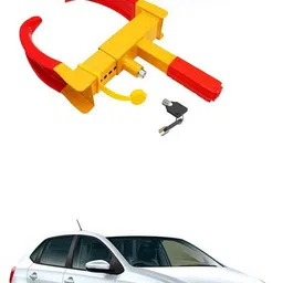 Car Wheel Tyre Lock Clamp Heavy Duty Anti Theft Protective For Po-lo G-T Wheel Lock-image-97