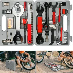 linist Bicycle Repair Kit with Storage Box Complete Bicycle 44 Pcs Tools Set Box Cycling Bicycle Repair Tool Box-picture-15