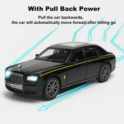 the flyer's bay 1:32 Scale DieCast Metal Pull-Back and Openable Doors Rolls-Royce Phantom image 3