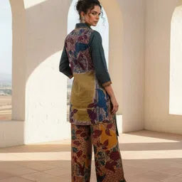 kaftanize Tunic Pant Co-ords Set image 2