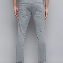allen cooper Comfortable Skinny Low Rise Power Stretch Chinos Men Slim Low Rise Grey Jeans image 2
