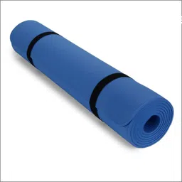 tdm fitness 4mm Premium EVA, Anti Skid, Home & Gym workout for Blue 4 mm Yoga Mat 4 mm Yoga Mat image 1