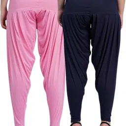 queenscode Viscose Rayon Solid Patiala image 2