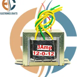 electronics crafts 12.0.12 Volt 3Amp step down transformer (3000MA) Electronic Components Electronic Hobby Kit image 2