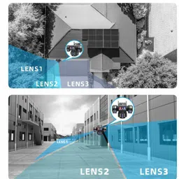 ApnaCam COP 4G SIM 15MP 3 Lens Camera Dual Solar Powered Outdoor Security Camera image 2