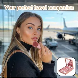 reenta 5-in-1 Mini Makeup Brush Set with Mirror image 3