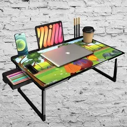 hevenq Study Table for Kids and Laptop Table Wood Study Table Wood Portable Laptop Table-picture-25