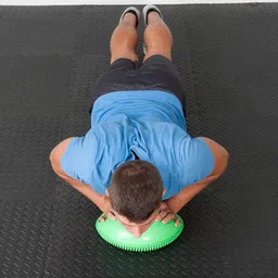 yansi Inflated Stability Wobble Cushion Pad, Yoga Pad with Pump Balance Disc Fitness Balance Board image 5