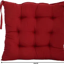 amak inc Microfibre Solid Chair Pad Pack of 6 image 4