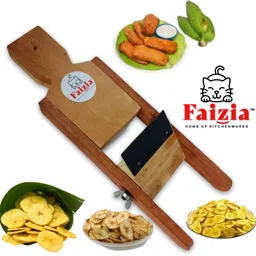 faizia Banana Potato Chips in Pantry Cutter Handheld Wooden Vegetable Slicer, Chopper Electric Banana Chopper image 5