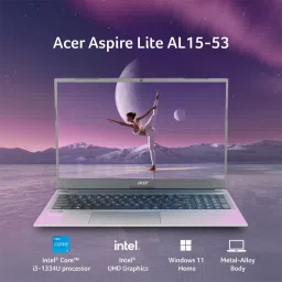 acer Aspire Lite AL15-53 Intel Core i5 13th Gen Thin & Light Laptop (16GB RAM, 512GB SSD, Windows 11 Home, 15.6 inch Full HD Display, MS Office, Steel Gray, 1.59 KG) image 5