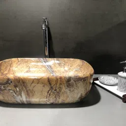 delta Premium Designer Ceramic Wash Basin(0018) (18x13x5)(0018) Table Top Basin-picture-28