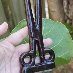 kd24 Unscented Couple Scissor Black Made With Soy Wax Spell Casting Ritual Candles Candle image 3