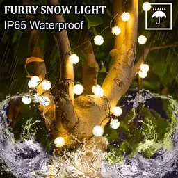 fizzytech 25 LEDs 4 m Yellow Steady Ball Rice Lights image 4