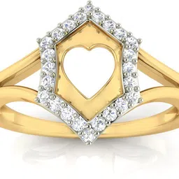 avsar Divya 18kt Diamond Yellow Gold ring-picture-11