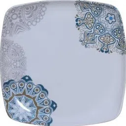 carnival SQUARE LITO MODEL NO-919,10 INCH FULL DINNER PLATE SET 12 PCS OF MELAMINE Dinner Plate image 2