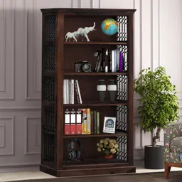sona art & crafts Solid Wood Semi-Open Book Shelf image 1