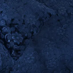 clovis krafts Woolen King Fitted (Elastic) 240 TC Self Design Bedsheet image 4